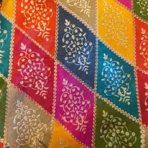Phulkari Dubatta/dholki wedding